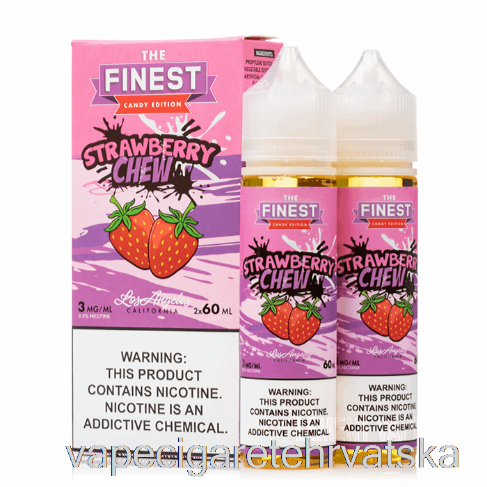 Vape Cigarete Strawberry Chew - The Best Candy Edition - 120ml 3mg